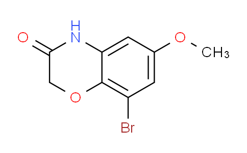 CAS No. 688363-47-5, 8-Bromo-6-methoxy-2H-benzo[b][1,4]oxazin-3(4H)-one