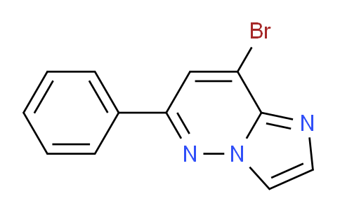 CAS No. 1431773-73-7, 8-Bromo-6-phenylimidazo[1,2-b]pyridazine