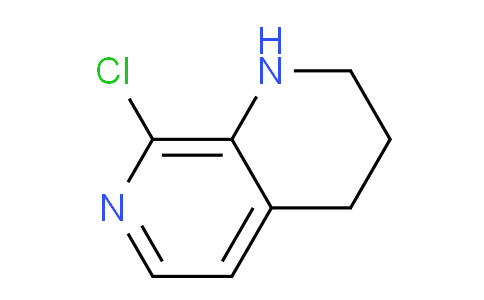 CAS No. 1086392-56-4, 8-Chloro-1,2,3,4-tetrahydro-1,7-naphthyridine