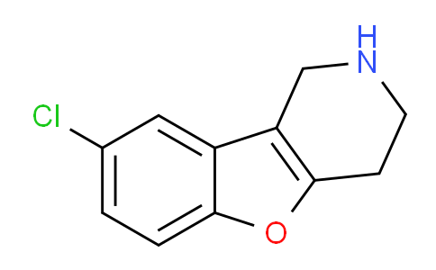 CAS No. 260273-73-2, 8-Chloro-1,2,3,4-tetrahydrobenzofuro[3,2-c]pyridine
