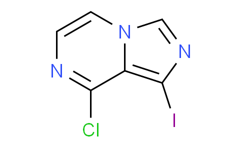 CAS No. 1211591-21-7, 8-Chloro-1-iodoimidazo[1,5-a]pyrazine