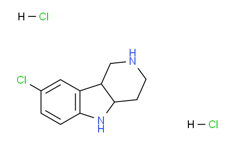 CAS No. 1187931-90-3, 8-Chloro-2,3,4,4a,5,9b-hexahydro-1H-pyrido[4,3-b]indole dihydrochloride