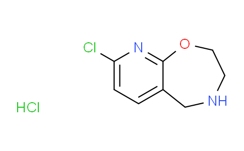 CAS No. 956431-49-5, 8-Chloro-2,3,4,5-tetrahydropyrido[3,2-f][1,4]oxazepine hydrochloride