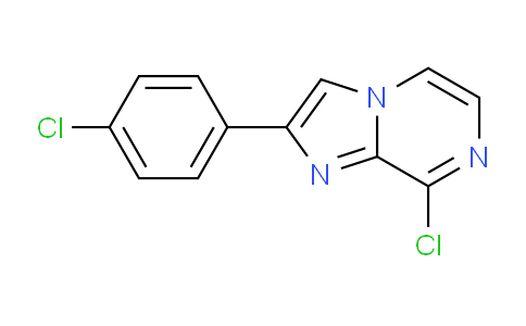 CAS No. 960116-30-7, 8-Chloro-2-(4-chlorophenyl)imidazo[1,2-a]pyrazine