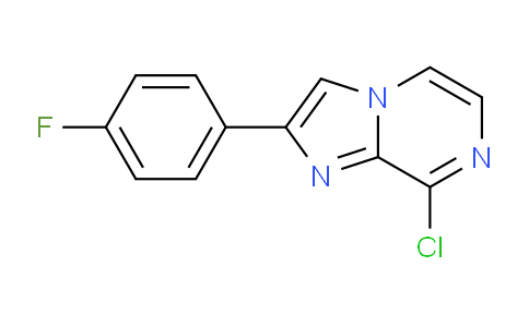 CAS No. 928319-28-2, 8-Chloro-2-(4-fluorophenyl)imidazo[1,2-a]pyrazine