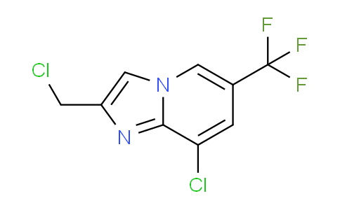 CAS No. 182181-31-3, 8-Chloro-2-(chloromethyl)-6-(trifluoromethyl)imidazo[1,2-a]pyridine