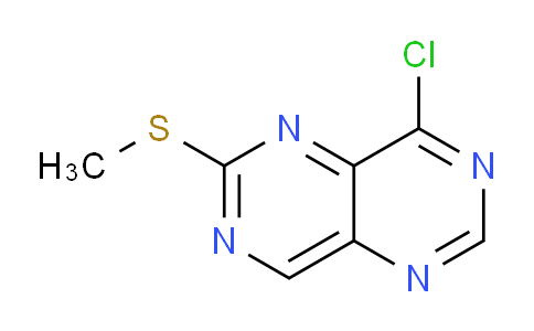 CAS No. 176637-10-8, 8-Chloro-2-(methylthio)pyrimido[5,4-d]pyrimidine