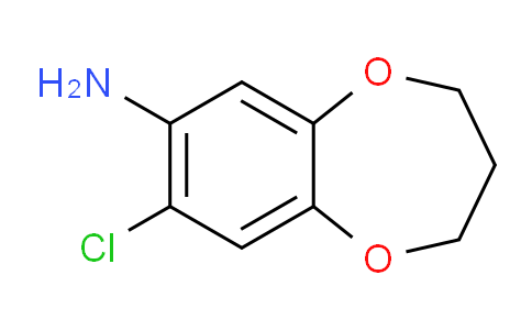 CAS No. 878217-62-0, 8-Chloro-3,4-dihydro-2H-benzo[b][1,4]dioxepin-7-amine