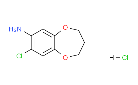 CAS No. 1171401-51-6, 8-Chloro-3,4-dihydro-2H-benzo[b][1,4]dioxepin-7-amine hydrochloride