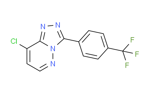 CAS No. 175204-95-2, 8-Chloro-3-(4-(trifluoromethyl)phenyl)-[1,2,4]triazolo[4,3-b]pyridazine