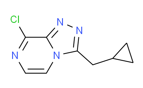 CAS No. 1343718-12-6, 8-Chloro-3-(cyclopropylmethyl)-[1,2,4]triazolo[4,3-a]pyrazine