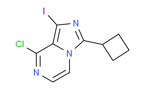 CAS No. 867165-15-9, 8-Chloro-3-cyclobutyl-1-iodo-imidazo[1,5-a]pyrazine