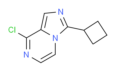 CAS No. 867166-09-4, 8-Chloro-3-cyclobutylimidazo[1,5-a]pyrazine