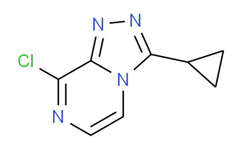 CAS No. 140911-01-9, 8-Chloro-3-cyclopropyl-[1,2,4]triazolo[4,3-a]pyrazine