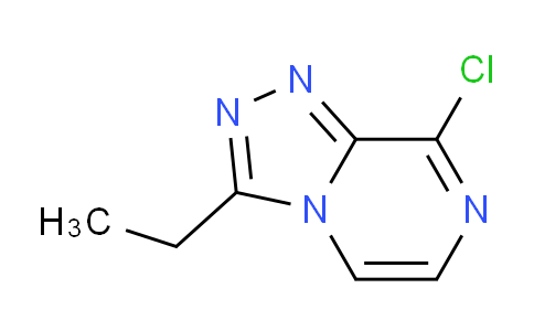 CAS No. 140910-77-6, 8-Chloro-3-ethyl-[1,2,4]triazolo[4,3-a]pyrazine