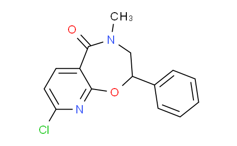 CAS No. 1255701-17-7, 8-Chloro-4-methyl-2-phenyl-3,4-dihydropyrido[3,2-f][1,4]oxazepin-5(2H)-one
