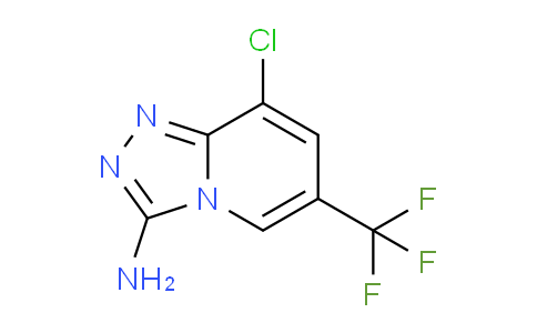 CAS No. 338773-34-5, 8-Chloro-6-(trifluoromethyl)-[1,2,4]triazolo[4,3-a]pyridin-3-amine