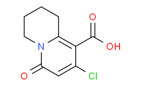 CAS No. 1524197-82-7, 8-Chloro-6-oxo-2,3,4,6-tetrahydro-1H-quinolizine-9-carboxylic acid