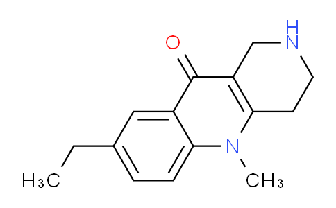 CAS No. 1355196-31-4, 8-Ethyl-5-methyl-1,2,3,4-tetrahydrobenzo[b][1,6]naphthyridin-10(5H)-one