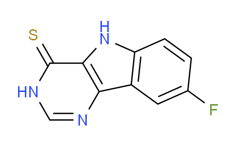 CAS No. 331444-02-1, 8-Fluoro-3H-pyrimido[5,4-b]indole-4(5H)-thione
