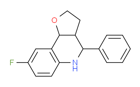 CAS No. 937169-37-4, 8-Fluoro-4-phenyl-2,3,3a,4,5,9b-hexahydrofuro[3,2-c]quinoline