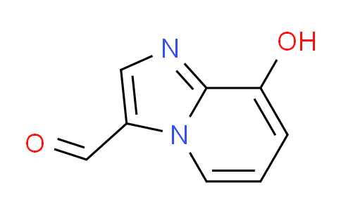 CAS No. 1033202-04-8, 8-Hydroxyimidazo[1,2-a]pyridine-3-carbaldehyde