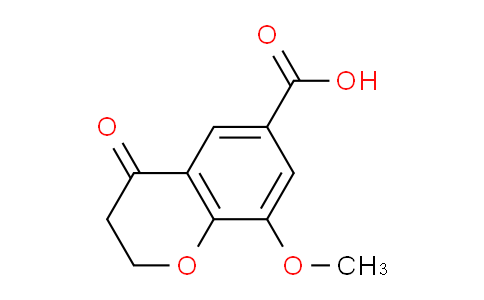 CAS No. 1351393-17-3, 8-Methoxy-4-oxochroman-6-carboxylic acid