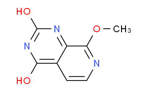 CAS No. 1470249-15-0, 8-Methoxypyrido[3,4-d]pyrimidine-2,4-diol
