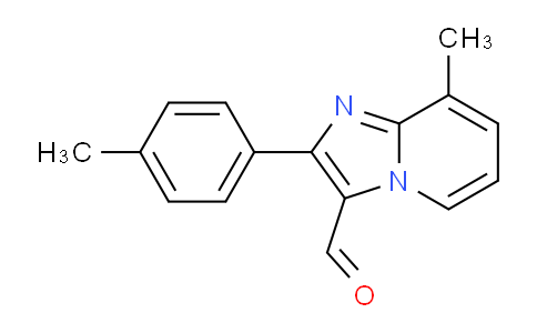 CAS No. 524724-74-1, 8-Methyl-2-(p-tolyl)imidazo[1,2-a]pyridine-3-carbaldehyde