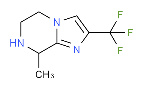 CAS No. 611240-70-1, 8-Methyl-2-(trifluoromethyl)-5,6,7,8-tetrahydroimidazo[1,2-a]pyrazine