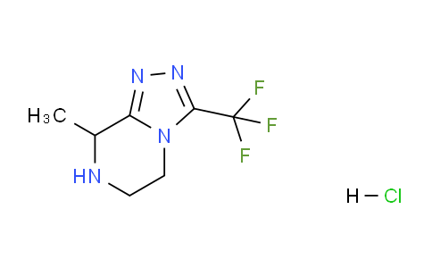 CAS No. 762240-93-7, 8-Methyl-3-(trifluoromethyl)-5,6,7,8-tetrahydro-[1,2,4]triazolo[4,3-a]pyrazine hydrochloride