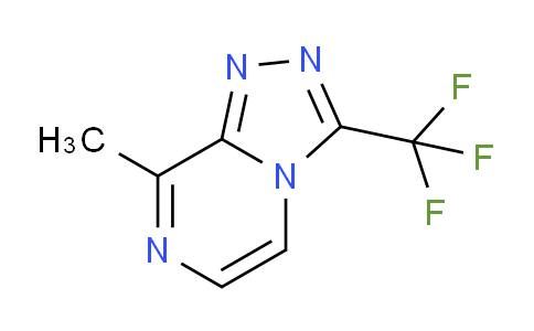 CAS No. 611240-65-4, 8-Methyl-3-(trifluoromethyl)-[1,2,4]triazolo[4,3-a]pyrazine