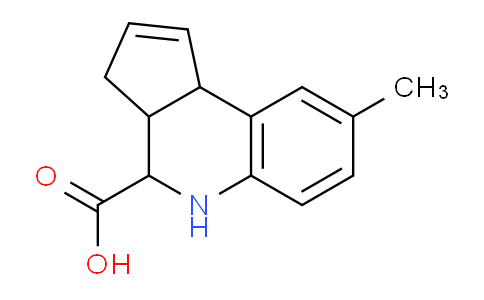 CAS No. 354815-91-1, 8-Methyl-3a,4,5,9b-tetrahydro-3H-cyclopenta[c]quinoline-4-carboxylic acid