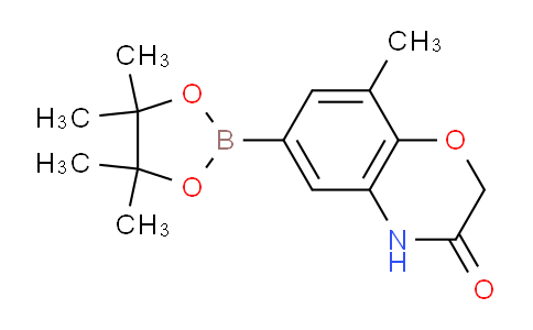 CAS No. 943994-87-4, 8-Methyl-6-(4,4,5,5-tetramethyl-1,3,2-dioxaborolan-2-yl)-2H-benzo[b][1,4]oxazin-3(4H)-one