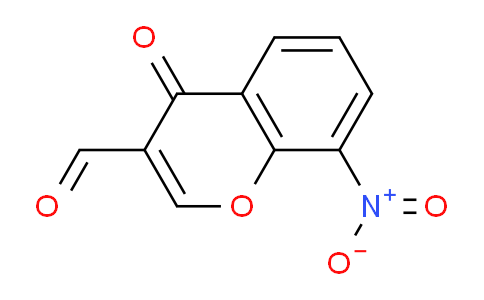 CAS No. 1253654-82-8, 8-Nitro-4-oxo-4H-chromene-3-carbaldehyde