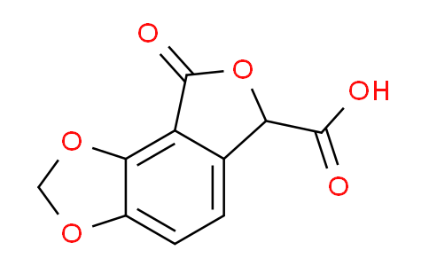 CAS No. 64395-07-9, 8-Oxo-6,8-dihydro-[1,3]dioxolo[4,5-e]isobenzofuran-6-carboxylic acid