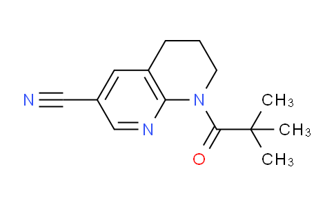 CAS No. 1222533-78-9, 8-Pivaloyl-5,6,7,8-tetrahydro-1,8-naphthyridine-3-carbonitrile