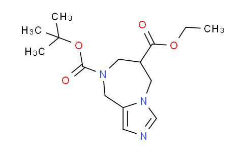 CAS No. 1330763-75-1, 8-tert-Butyl 6-ethyl 6,7-dihydro-5H-imidazo[1,5-a][1,4]diazepine-6,8(9H)-dicarboxylate