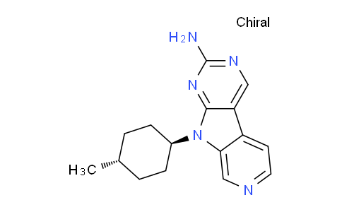 CAS No. 1401034-45-4, 9-(trans-4-methylcyclohexyl)-9H-pyrido[4',3':4,5]pyrrolo[2,3-d]pyrimidin-2-amine