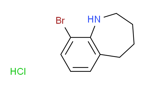 CAS No. 1379324-68-1, 9-Bromo-2,3,4,5-tetrahydro-1H-benzo[b]azepine hydrochloride