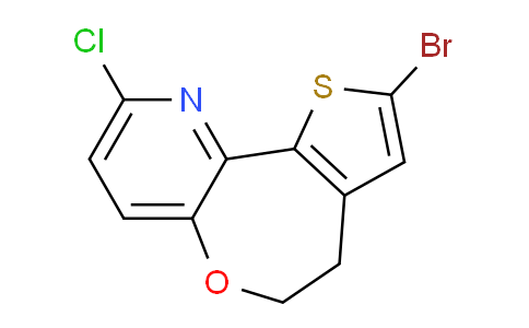 CAS No. 1189817-65-9, 9-Bromo-2-chloro-6,7-dihydrothieno[2',3':4,5]oxepino[3,2-b]pyridine