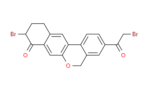 CAS No. 1438383-89-1, 9-Bromo-3-(2-bromoacetyl)-10,11-dihydro-5H-dibenzo[c,g]chromen-8(9H)-one