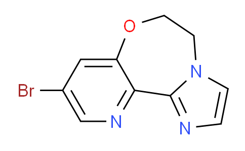 CAS No. 1956335-41-3, 9-Bromo-5,6-dihydroimidazo[1,2-d]pyrido[2,3-f][1,4]oxazepine