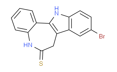CAS No. 237430-35-2, 9-Bromo-7,12-dihydrobenzo[2,3]azepino[4,5-b]indole-6(5H)-thione