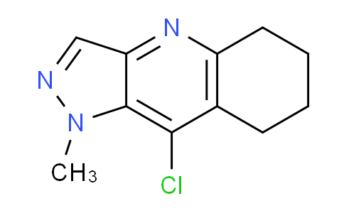 CAS No. 938001-63-9, 9-Chloro-1-methyl-5,6,7,8-tetrahydro-1H-pyrazolo[4,3-b]quinoline