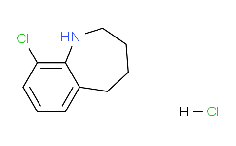 CAS No. 1379350-34-1, 9-Chloro-2,3,4,5-tetrahydro-1H-benzo[b]azepine hydrochloride