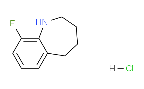 CAS No. 1379320-76-9, 9-Fluoro-2,3,4,5-tetrahydro-1H-benzo[b]azepine hydrochloride