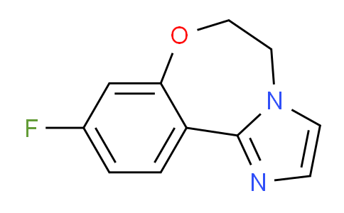 CAS No. 1282517-40-1, 9-Fluoro-5,6-dihydrobenzo[f]imidazo[1,2-d][1,4]oxazepine