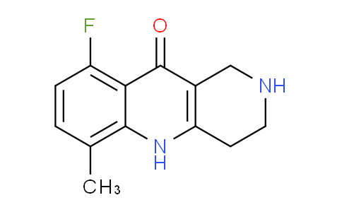 CAS No. 1355175-23-3, 9-Fluoro-6-methyl-1,2,3,4-tetrahydrobenzo[b][1,6]naphthyridin-10(5H)-one