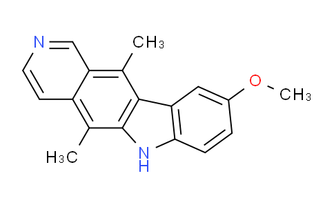CAS No. 10371-86-5, 9-Methoxy-5,11-dimethyl-6H-pyrido[4,3-b]carbazole